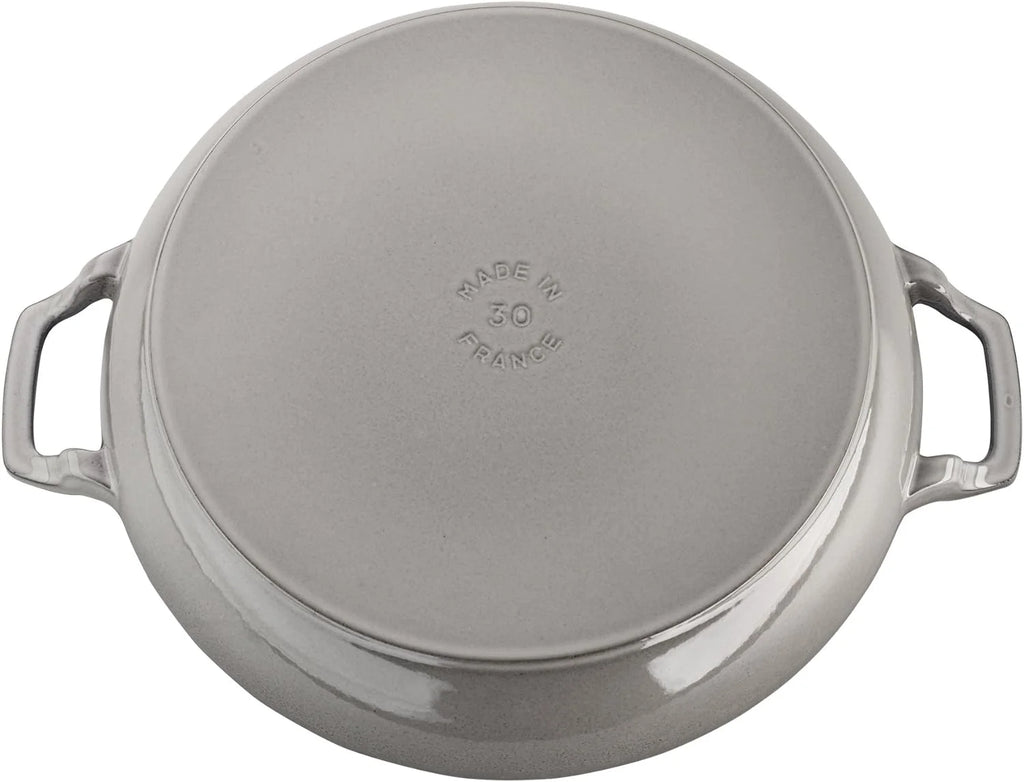 3.5 Qt Cast Iron Braiser with Glass Lid U7115