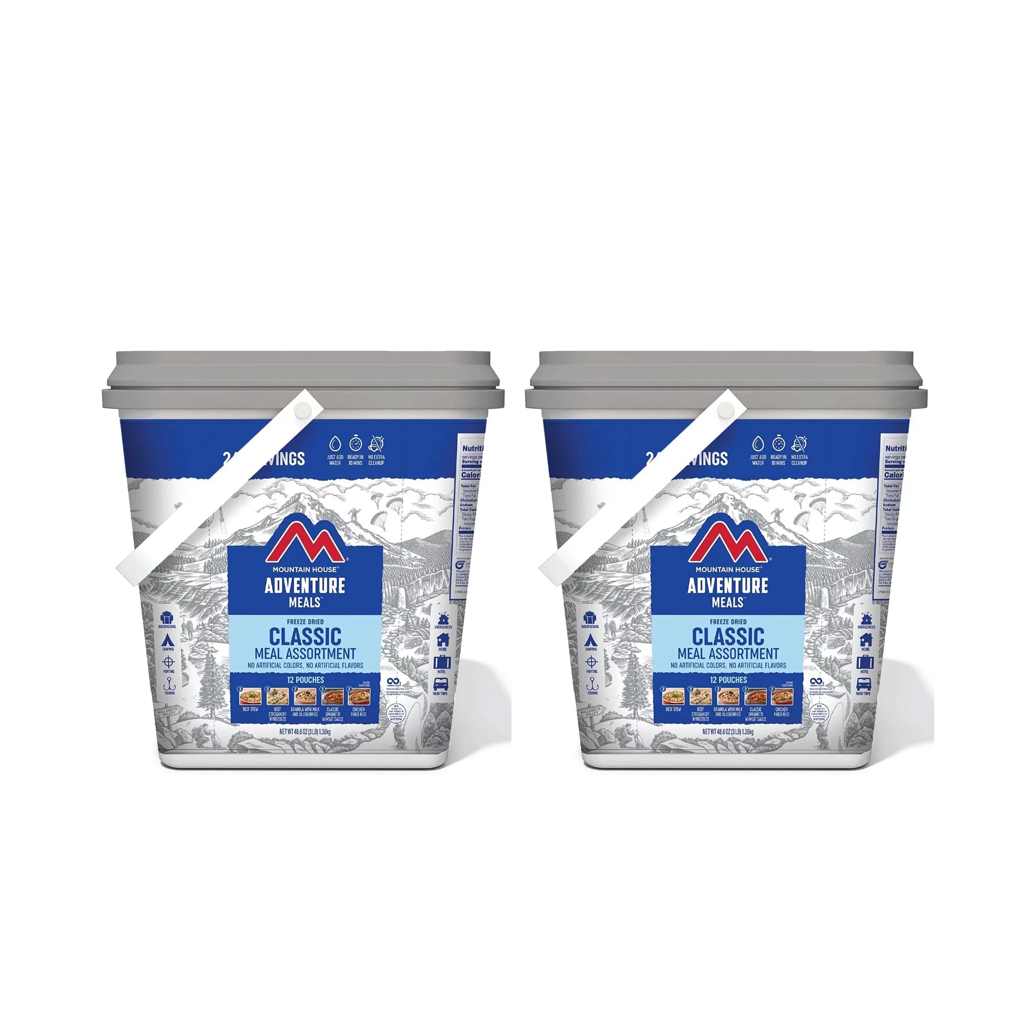 24 Servings Freeze Dried Emergency Survival Food M610934