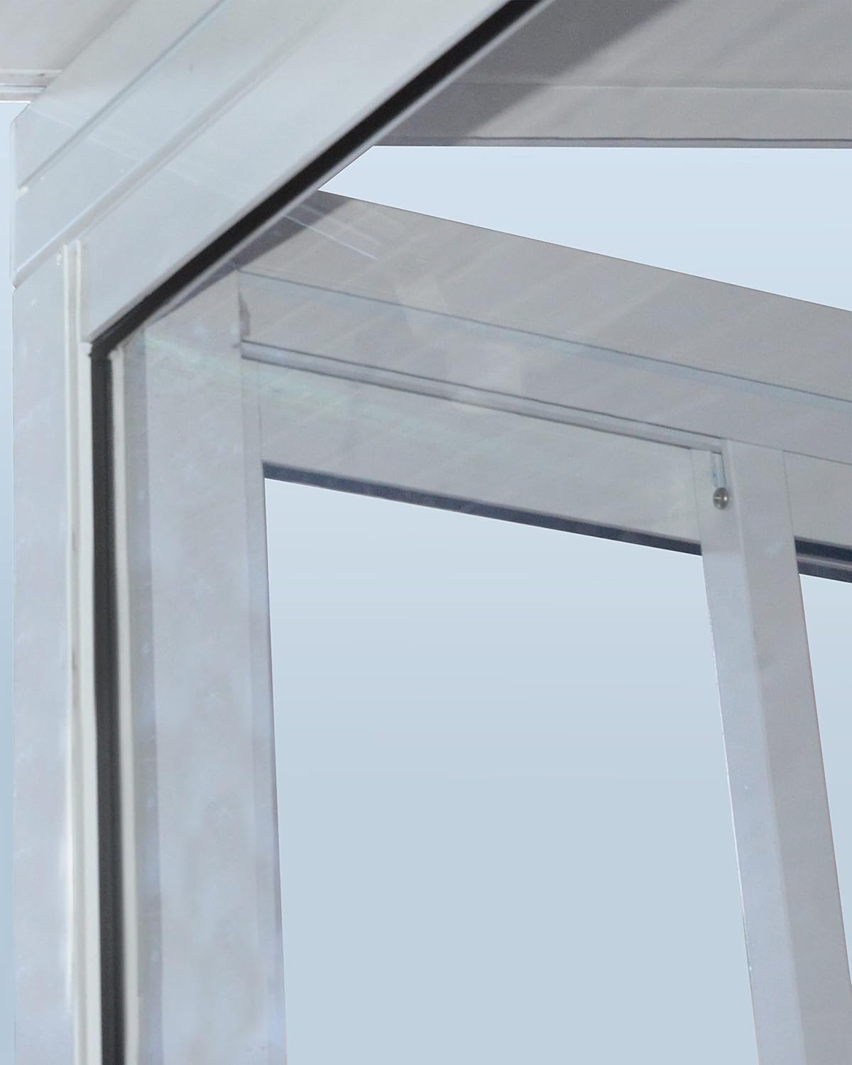 White 10x14 Enclosed Patio Cover Polycarbonate Shelter D79399