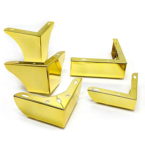 Set of 4 Metal Furniture Sofa Legs Q24664