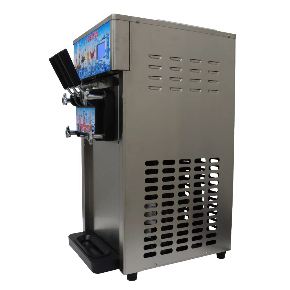 3 Flavor Soft Serve Ice Cream Machine 1400W U406