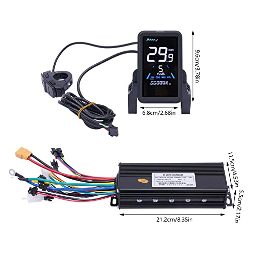48V 1000W 700C 28"/29" Front/Rear Wheel Electric Bicycle Hub Kit with LCD Display & PAS E869091