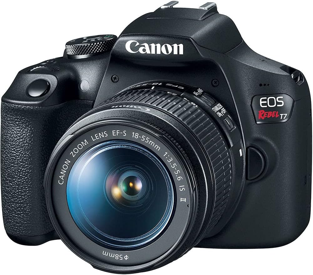 DSLR Camera with 18-55mm Lens and 55-250mm Lens E695