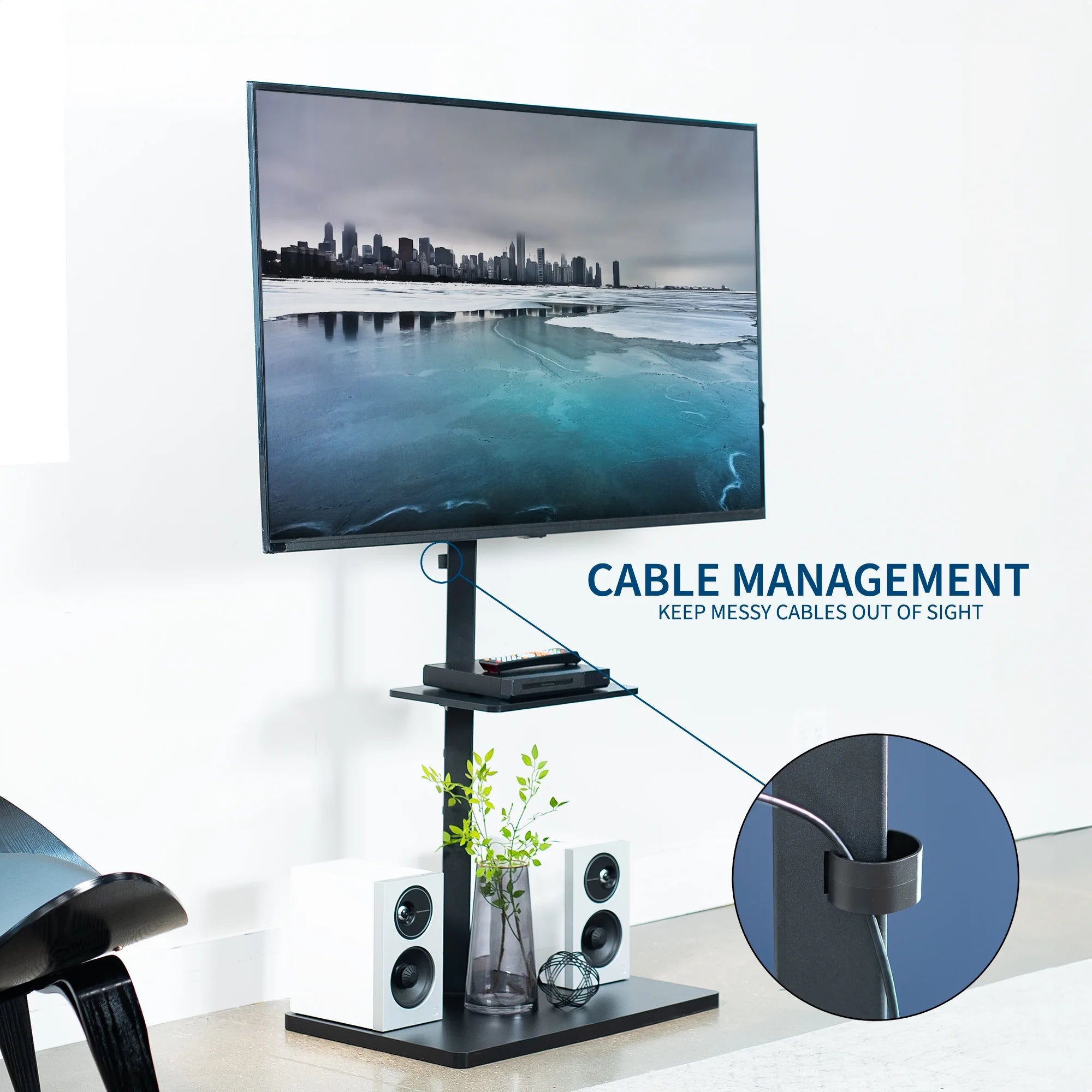 Height Adjustable TV Floor Stand B6815
