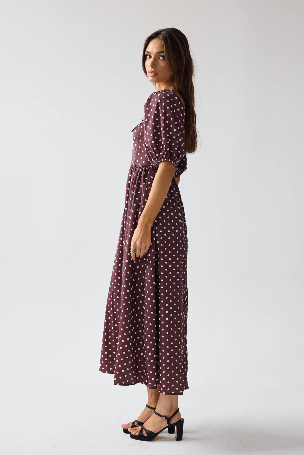 Polka Dot Midi Dress N2995