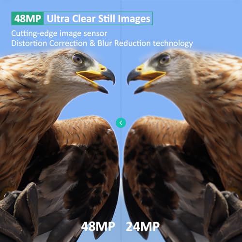 48MP 1296p Trail Camera with Night Vision Motion Activated P9860