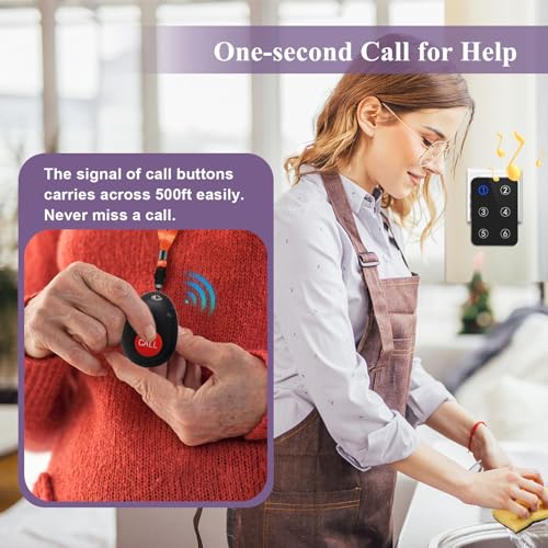 Wireless Nurse Call Button LED Call Light Call Bell J841267