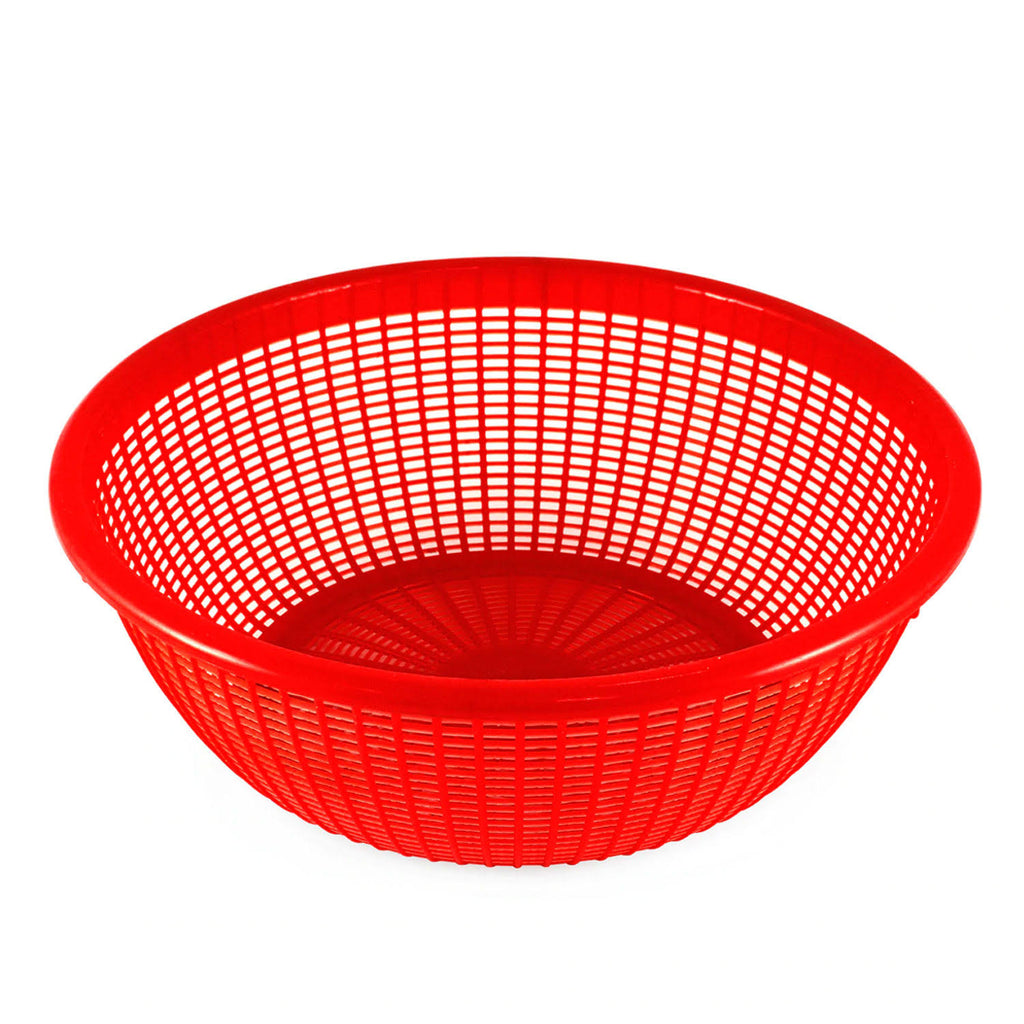 Red Plastic Colander H741