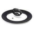 Black Tempered Glass Universal Lid for Cookware T764