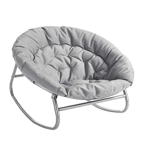 Grey Rocking Saucer Chair F741173
