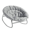 Grey Rocking Saucer Chair F741173
