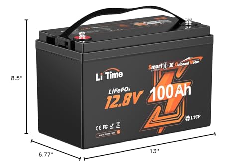 12V 100Ah LiFePO4 Battery Group 31 Lithium Battery with 100A BMS J9560
