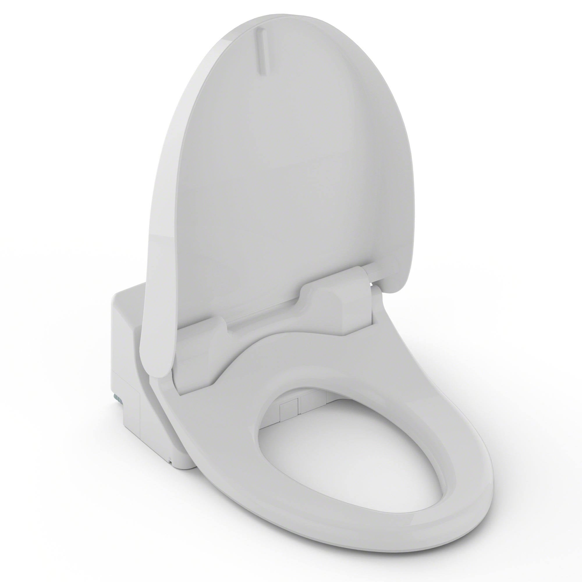Cotton White Elongated Bidet Toilet Seat I9725