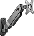 Black Full Motion Monitor Wall Mount Arm Q72822
