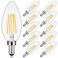 Pack of 5 Clear E12 Candelabra LED Bulbs 40W Equivalent 5000K Daylight White Non-Dimmable N97615