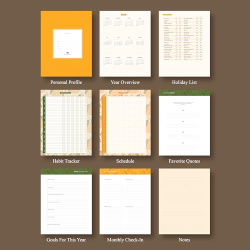 Large Spiral Bound Dated Calendar Organizer, 9 x 7.5 T83829