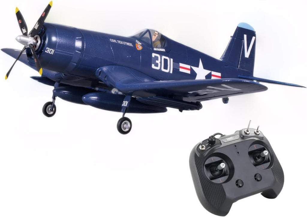 Blue 800mm F4U Corsair RC Airplane PNP E1767