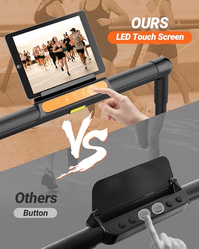 2 in 1 Under Desk Walking Pad Treadmill with LED Touch Screen W846