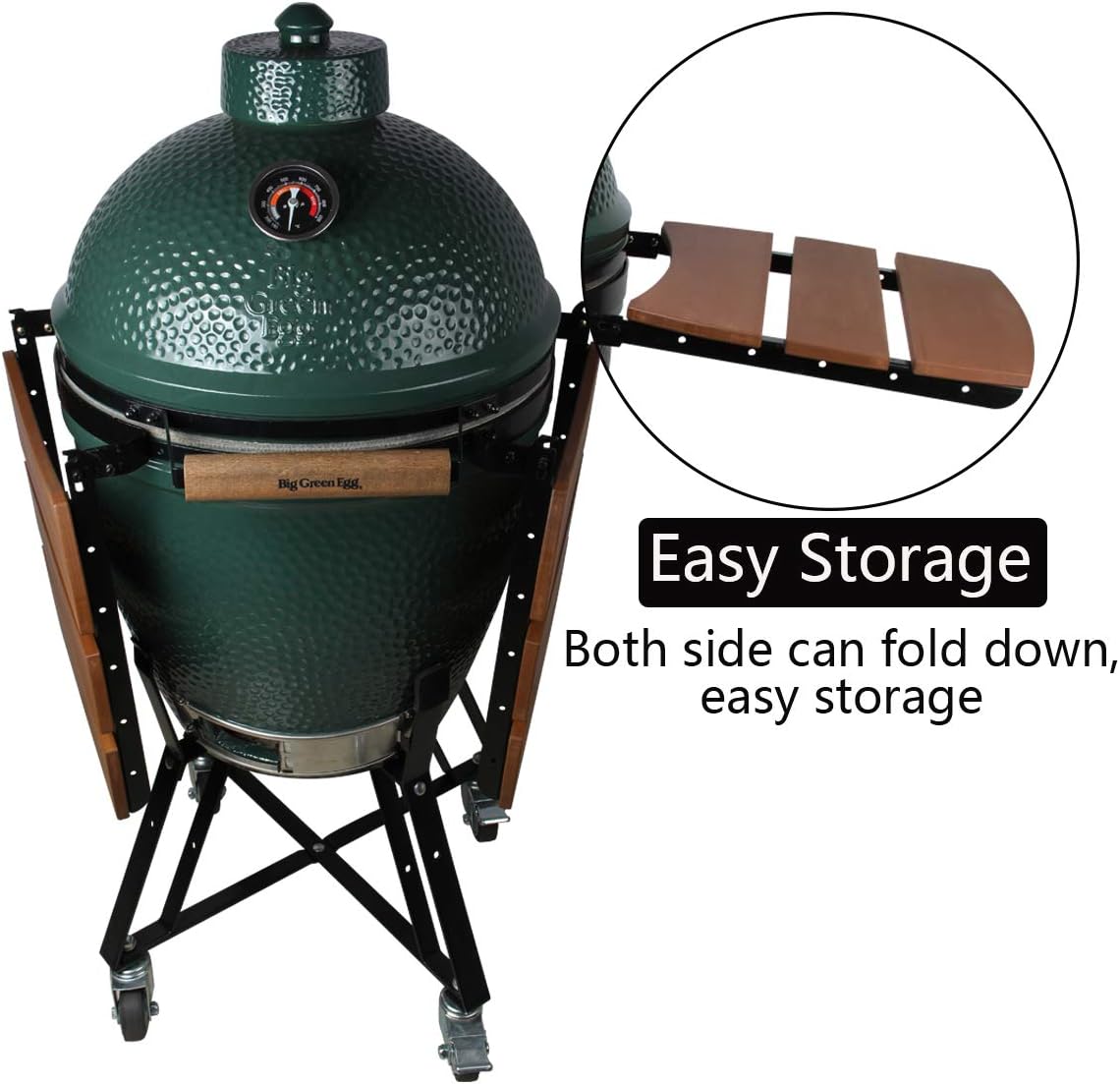 HDPE Grill Side Shelves - 3 Shelves Slats Q827