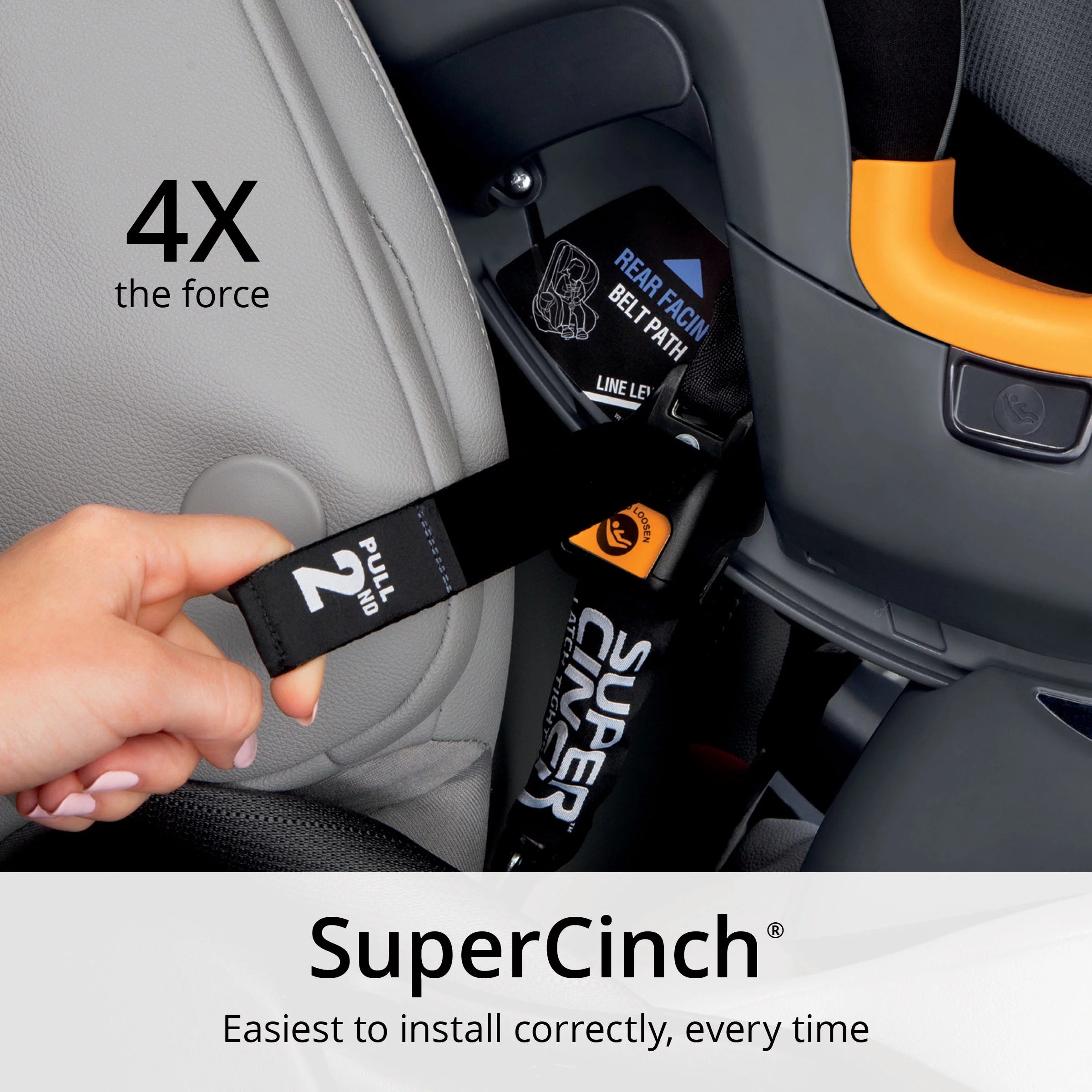 4-in-1 Convertible Car Seat Navy Purple J27457