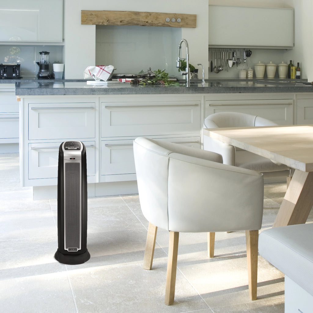 22.5 1500W Oscillating Ceramic Tower Electric Space Heater White U82093