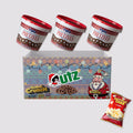 Chocolate Flavored Covered Holiday Pretzels (3, 15oz barrels) - Sweet and Salty Kettle Popcorn (1, 5.5oz) - 4 Items Total V481948