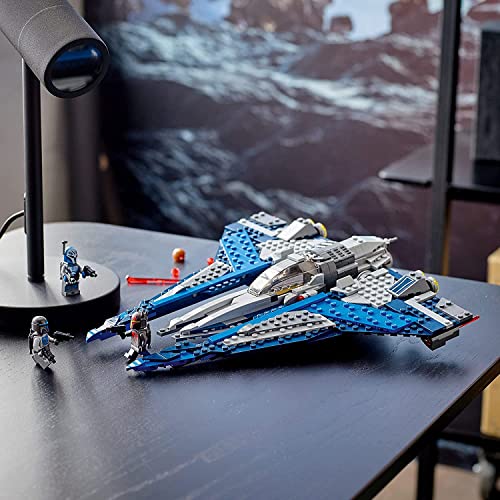 LEGO Star Wars Mandalorian Starfighter 544 Pieces Building Kit with 3 Minifigures K927010