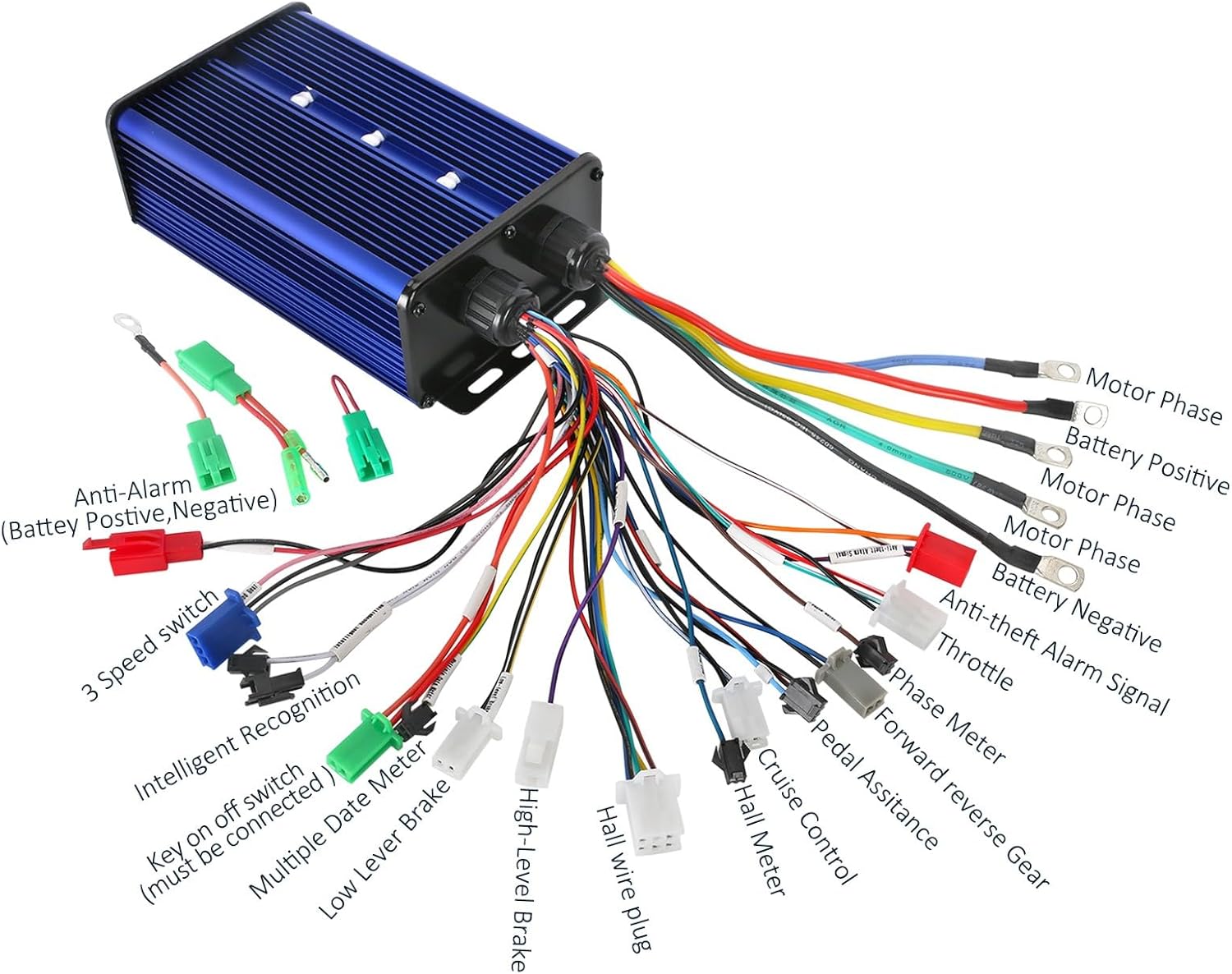 3000W 72V Brushless Electric Motor Kit with Speed Controller A6278