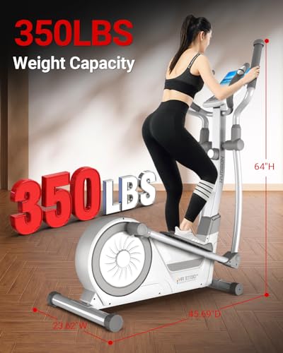 Magnetic Elliptical Exercise Machine with 16-Level Resistance Control F7380