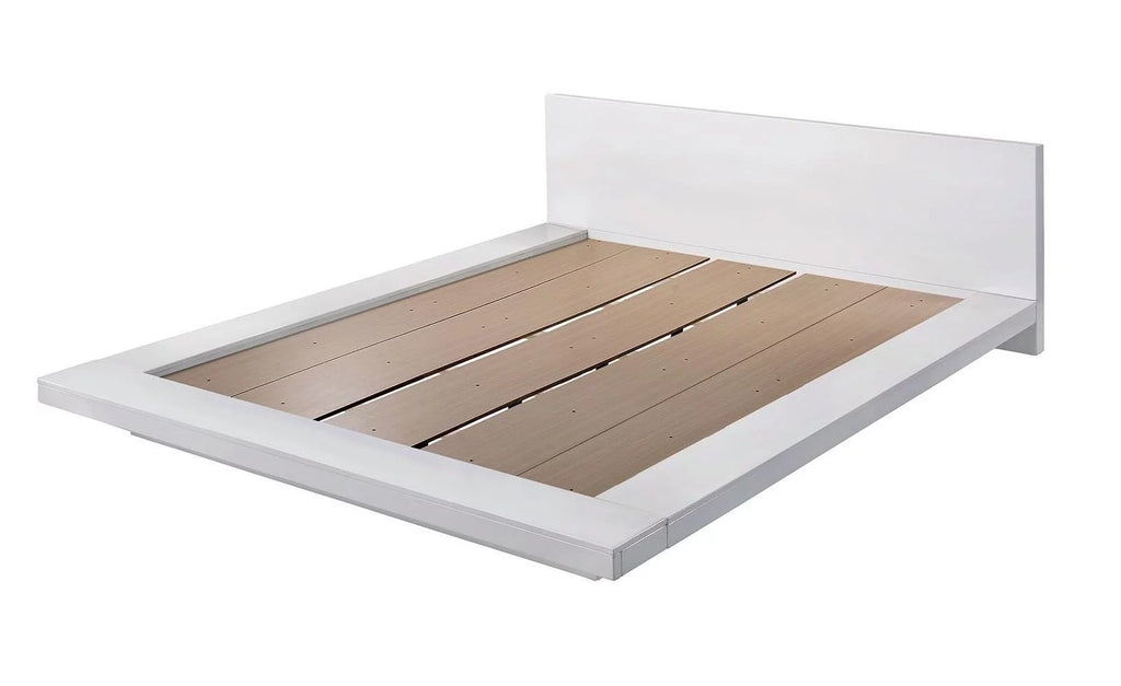 White Solid Wood King Bedroom Set 6pcs A12799