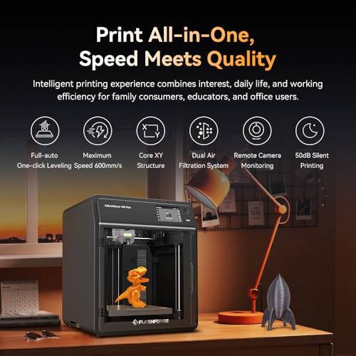 3D Printer with Auto Leveling, 600mm/s High-Speed, 280℃ Quick-Detach Nozzle, CoreXY Structure I669842