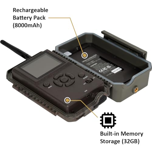 48MP 1296p Trail Camera with Night Vision Motion Activated P9860
