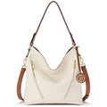 Brown Leather Hobo Shoulder Bag T24059
