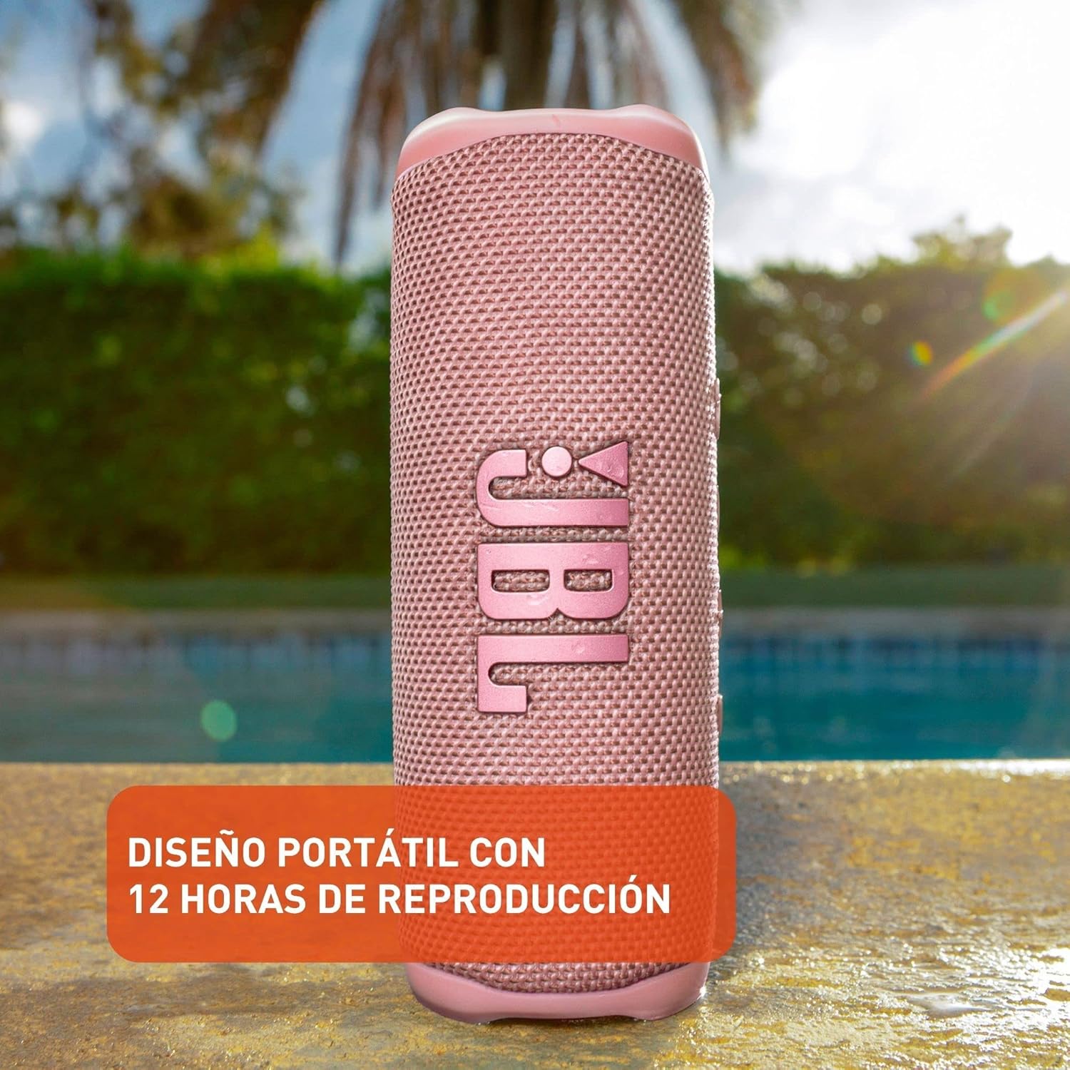 Pink Portable Bluetooth Speaker U216506