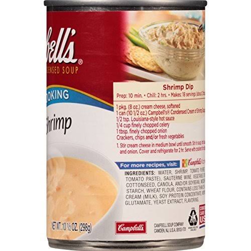 10.5 oz Can Pack of 12 Cream of Shrimp Soup E435