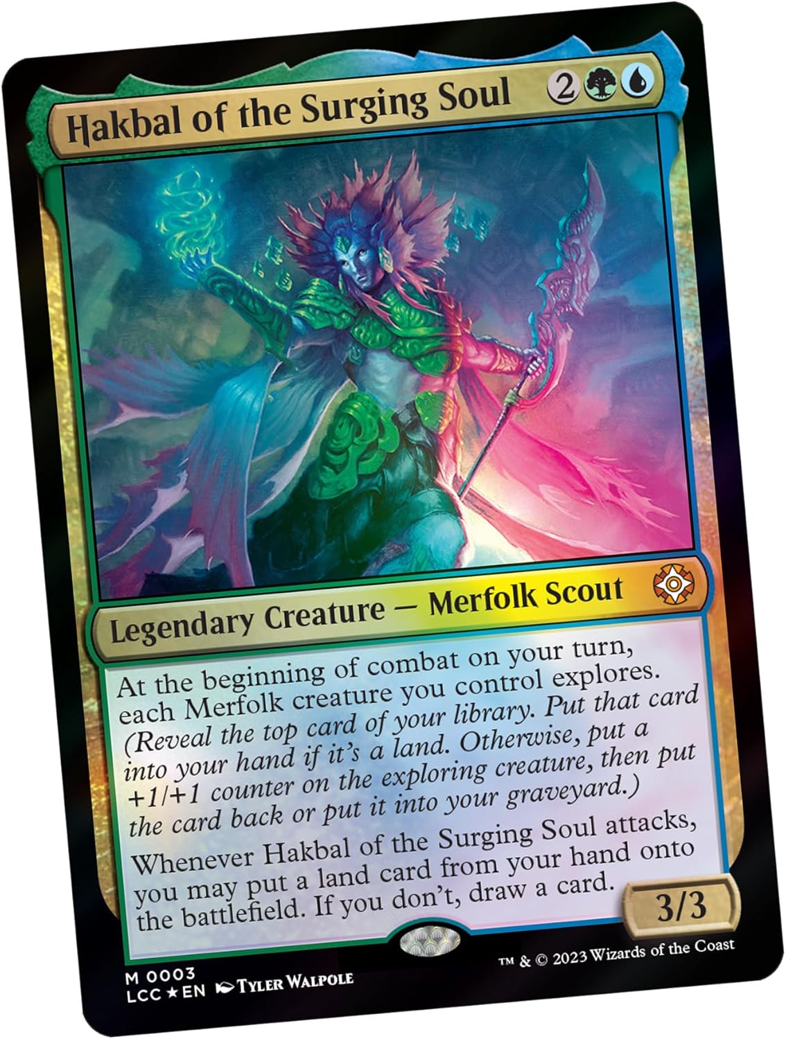 Explorers of The Deep Commander Deck (100-Card Deck, 2-Card Collector Booster Sample Pack) L6698