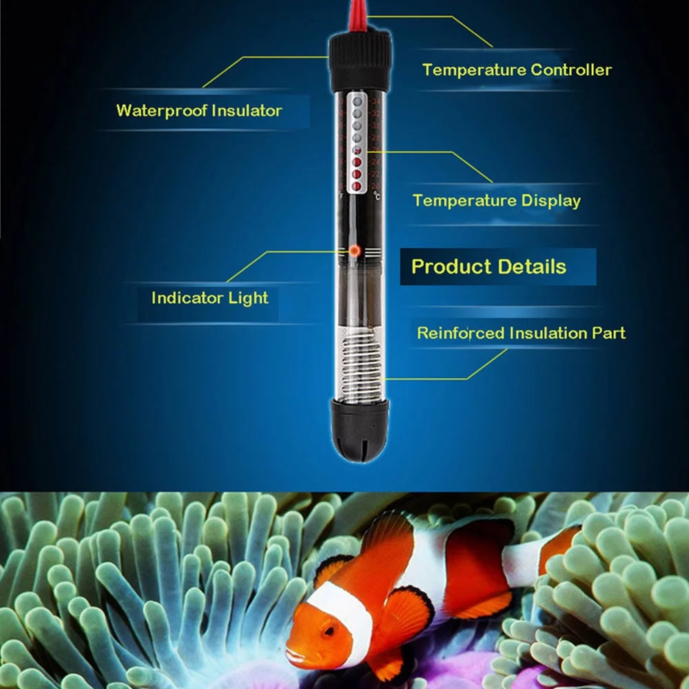 200W Submersible Aquarium Heater with Adjustable Temperature N173518
