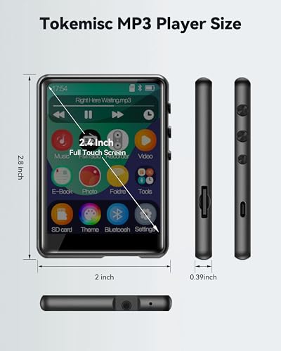 32GB Bluetooth MP3 Player with Touch Screen X63309