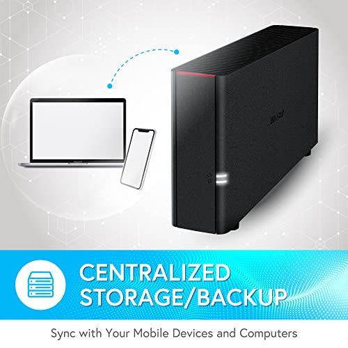 4TB 1-Bay NAS Network Attached Storage with HDD Hard Drives C845613