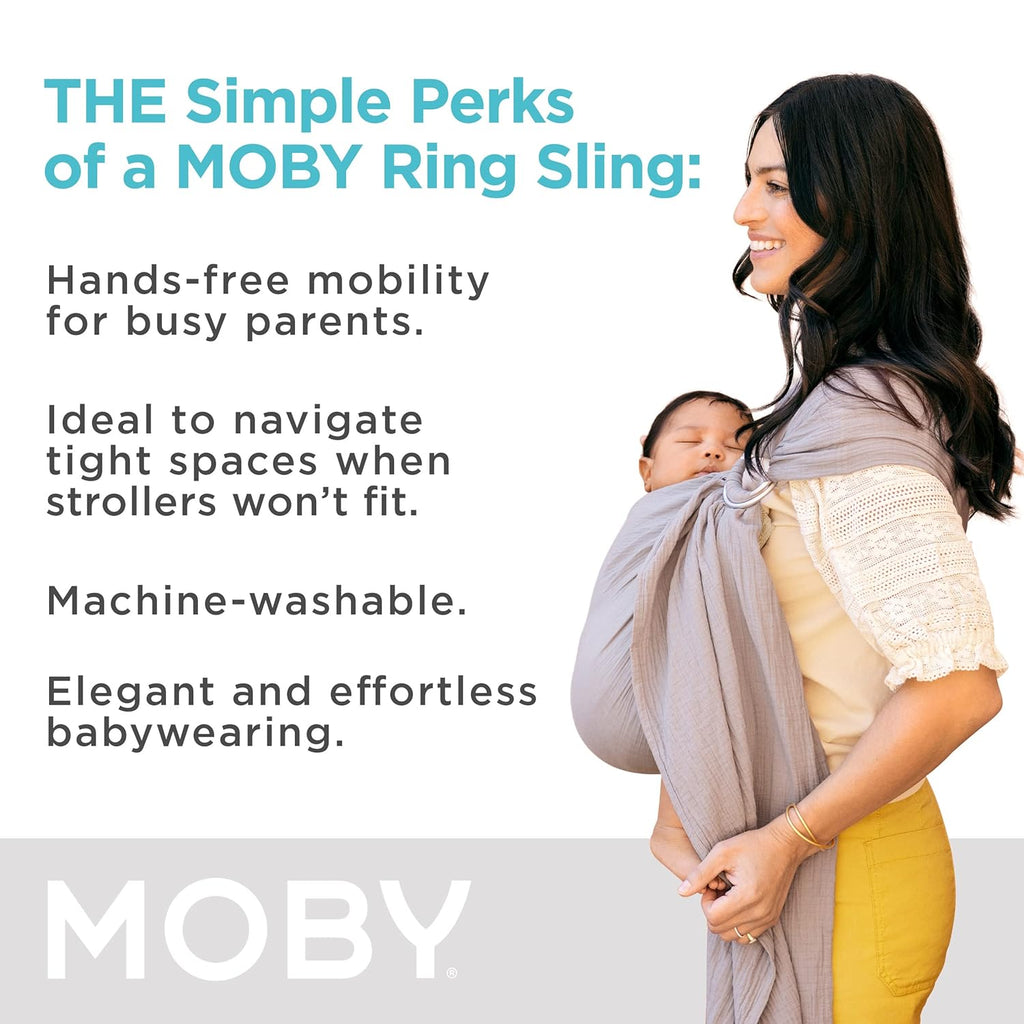 Pewter Ring Sling Wrap Carrier Z167
