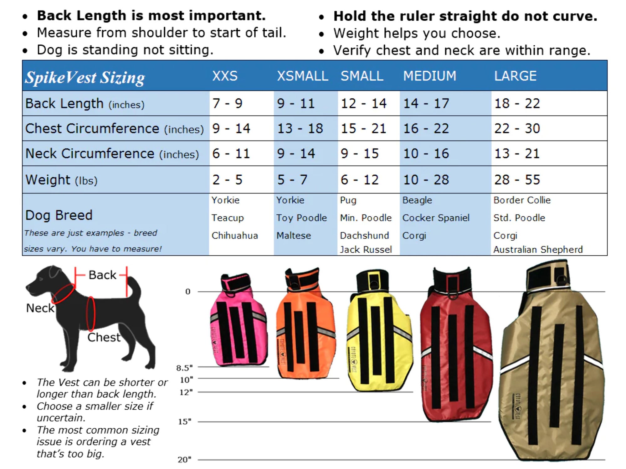 Reflective Dog Harness Vest with Spikes A65853