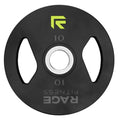Rubber Coated Cast Iron Weight Plates with 2" Steel Insert C158387
