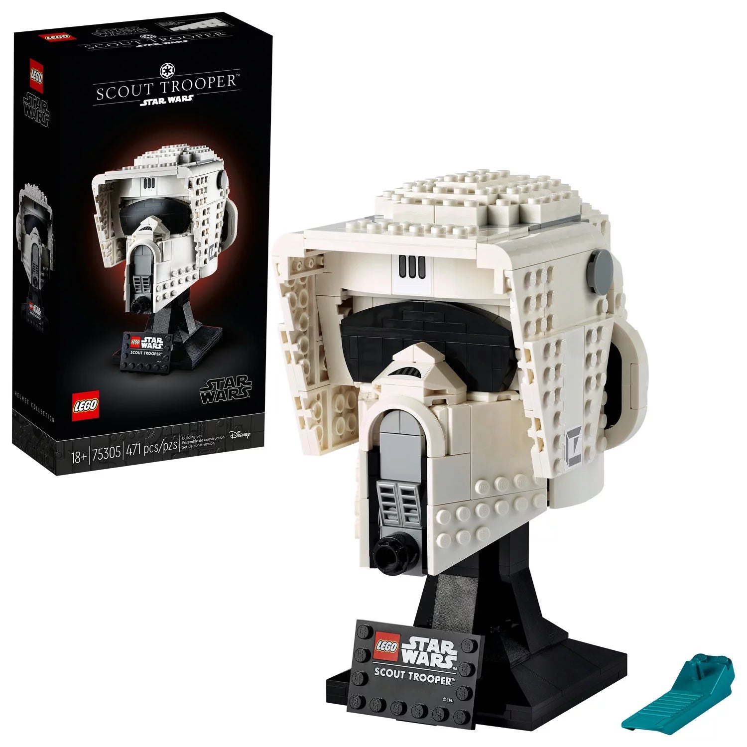 Scout Trooper Helmet Building Toy (471 Pieces) V51238