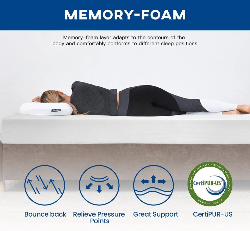 Twin 6 Inch Gel Memory Foam Mattress L254