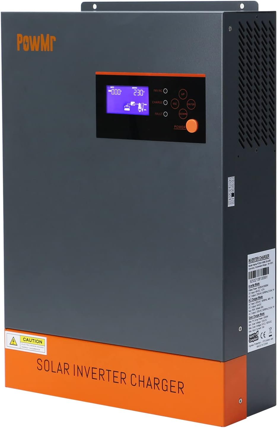 5500W Hybrid Pure Sine Wave Low Frequency Solar Inverter Q3246
