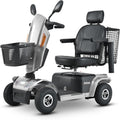 4 Wheel Electric Mobility Scooter, 350lbs Capacity, Grey P934