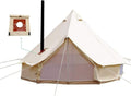 4 Season Cotton Canvas Bell Tent with Stove Hole and Electric Cable Hole O5085