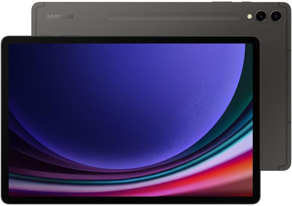 Galaxy Tab S9+ 5G 256GB WiFi + Cellular 12.4” AMOLED Android Tablet Graphite (Renewed) O61246