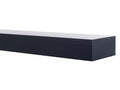 Black 48" Floating Mantel Shelf with Corbels N188832
