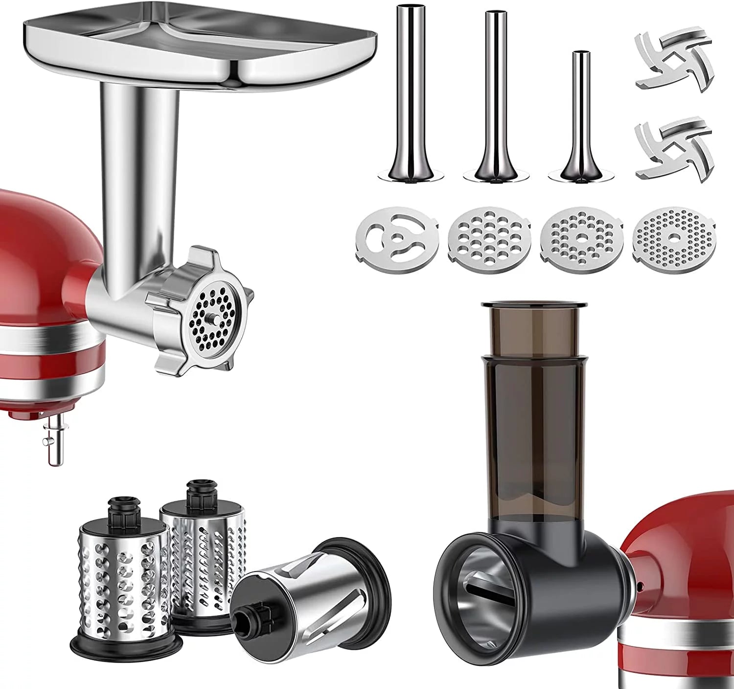 Meat Grinder & Slicer Shredder Attachments for Stand Mixers O28114